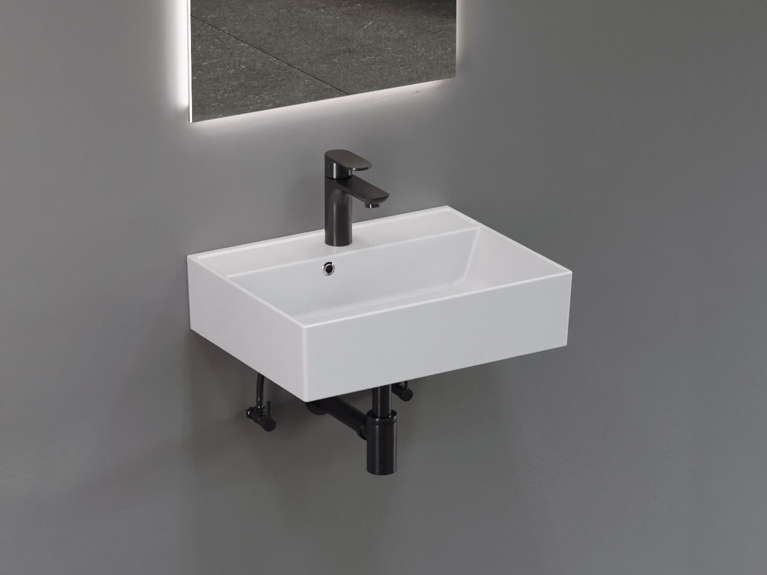 Waschbecken Aufsatzwaschtisch 50cm - Plan - 10.16.30.02.2