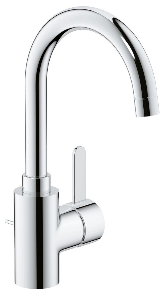 Grohe Eurosmart Cosmopolitan Einhand-Waschtischbatterie, mit schwenkbarem, Auslauf, L-Size mit Ablaufgarnitur Ausladung 153mm