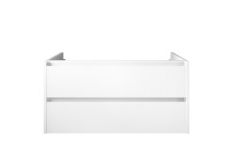 Duo Waschtischunterschrank 100, Weiß Hochglanz...