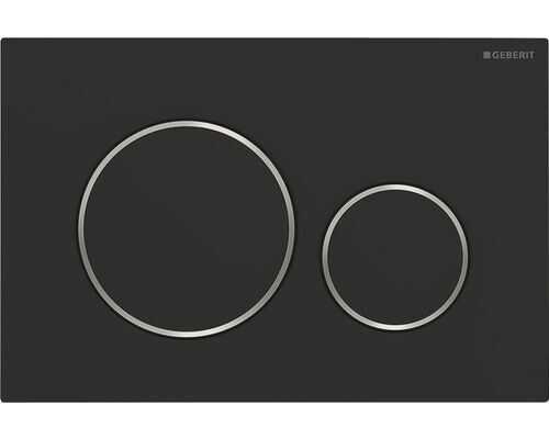 Geberit Sigma20 Bet&auml;tigungsplatte schwarz matt f&uuml;r UP320 Vorwandelement Sp&uuml;lkasten