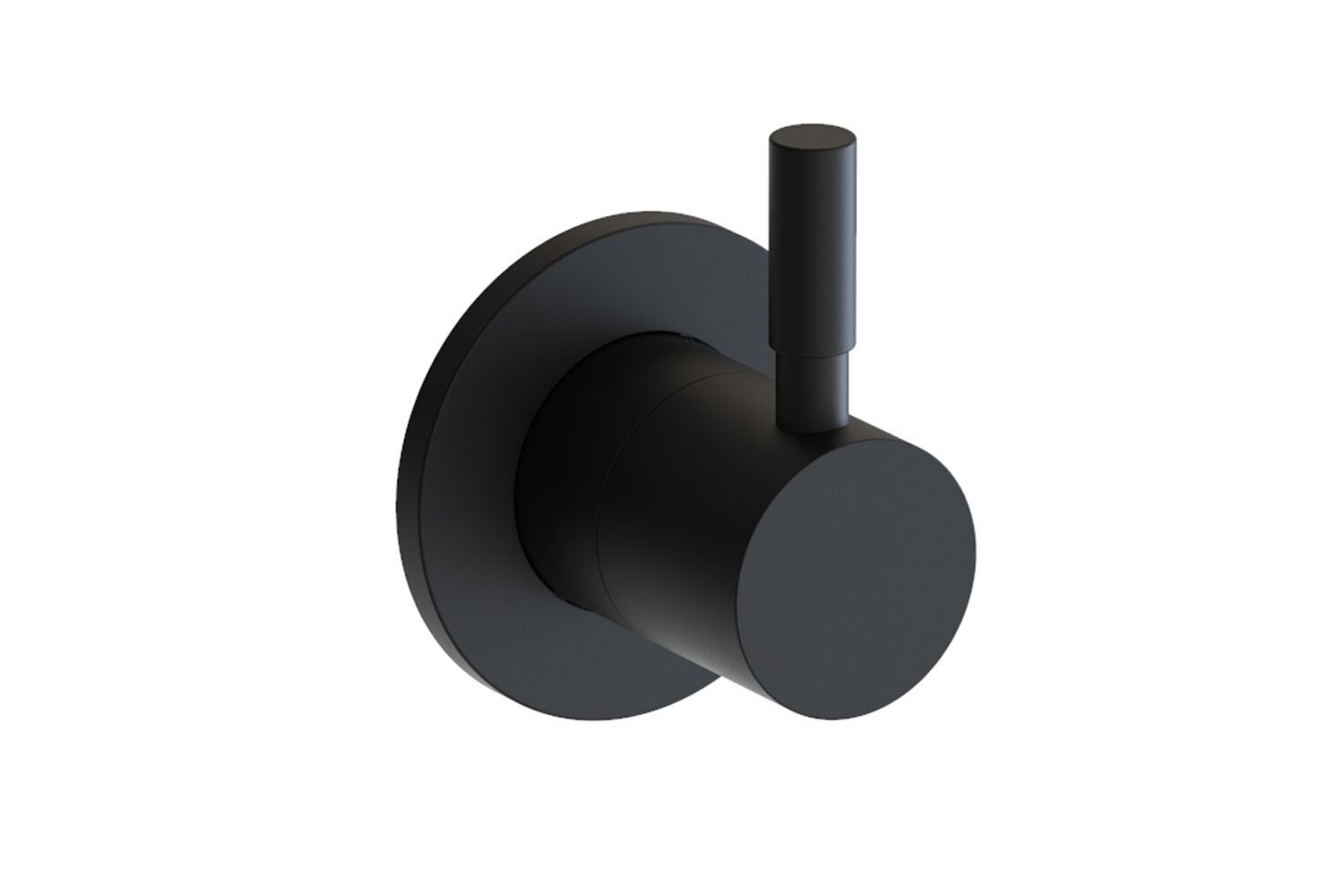Aqua Bagno Design Taharet WC Armatur - Unterputzventil 1/2 &quot; schwarz matt inkl. Grundk&ouml;rper