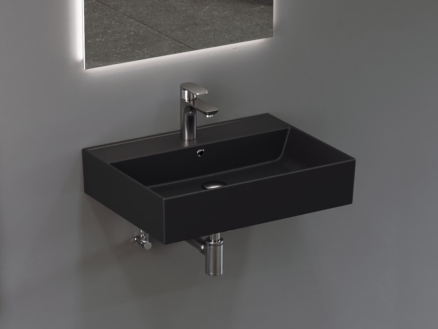Waschbecken Aufsatzwaschtisch 60cm - Plan - 10.16.30.04.04