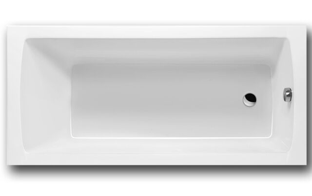 Schr&ouml;der Badewanne rechteck wei&szlig;, 139x70x40 cm Aquaria140