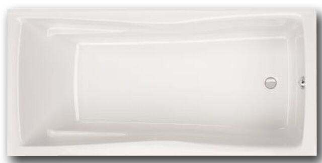 Schr&ouml;der Badewanne rechteck wei&szlig;, 160x75x45 cm Andorra160
