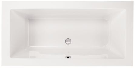 Schr&ouml;der Badewanne rechteck wei&szlig;, 175x80x48cm Lupor175