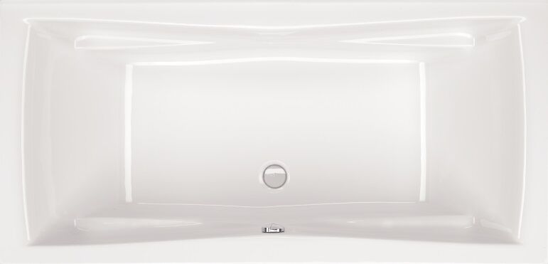 Schr&ouml;der Badewanne rechteck wei&szlig;, 180x80x44,5cm Antigua180