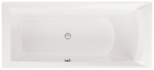 Schr&ouml;der Badewanne rechteck wei&szlig;, 179x80x49cm Dora180(R)