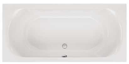 Schr&ouml;der Badewanne rechteck wei&szlig;, 180x80x49,5cm Lagoon180