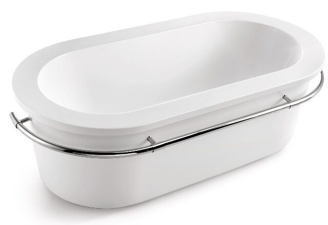 Aqua Bagno Freistehende Designwanne Badewanne 175x90x58cm