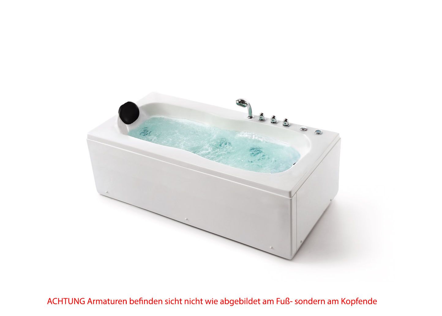Whirlpool MILANO Comfort Spiegelverkehrt Rechts 1700x800x630mm