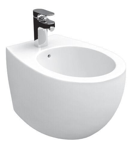 Aqua Bagno Design H&auml;nge Wand Bidet aus Keramik HABI26-39