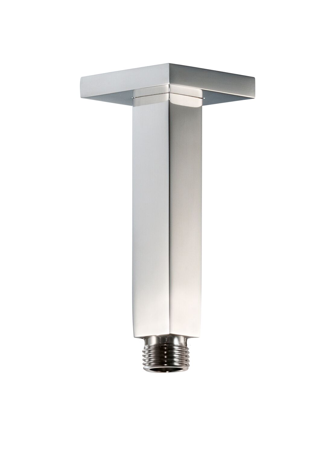 HSK Deckenarm Eckig mit Rosette L&auml;nge 140mm